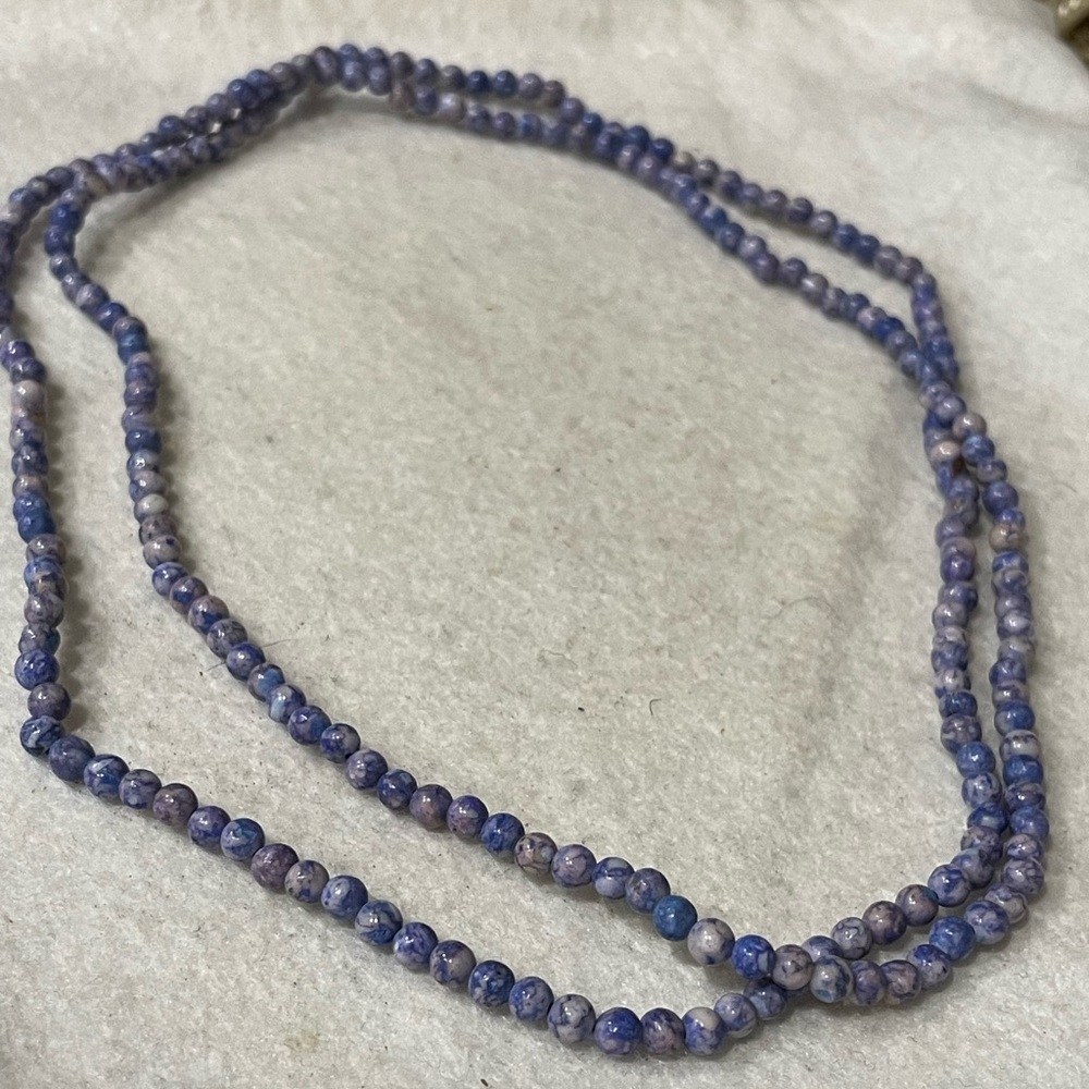 Honora 5mm Cultured Pearls Light Blue Beaded Necklace No Clasp NWOT